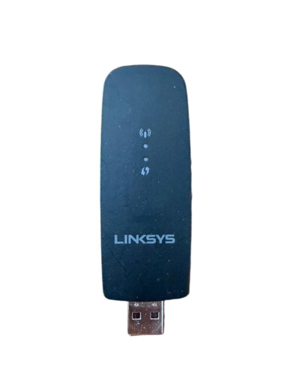 Linksys Black USB Wi‑Fi Adapter with Status LEDs